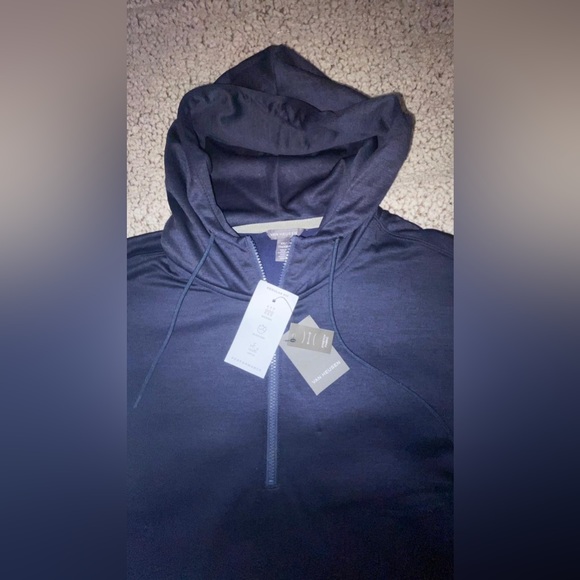 NWT VAN HEUSEN QUICK DRY, SPF 50, WICKING LONG SLEEVE SIZE XXL DARK BLUE - Picture 5 of 7